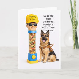 Guide Dog TeamenGSD Human Treat Dispenser Karte