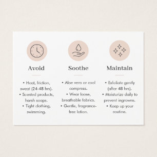 Guide élégant de soins après épilation à la cire e