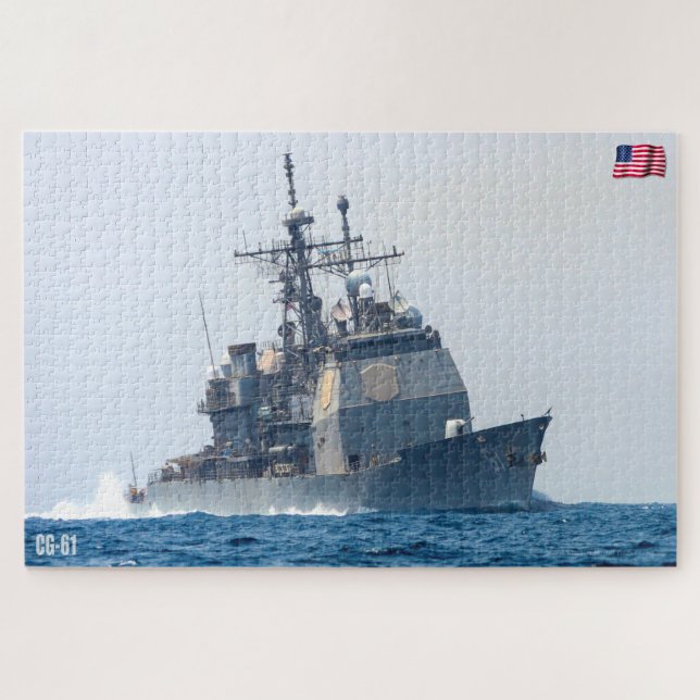 GUIDED-MISSILE CRUISER - CG-61 (20x30 INCH) (Horizontal)