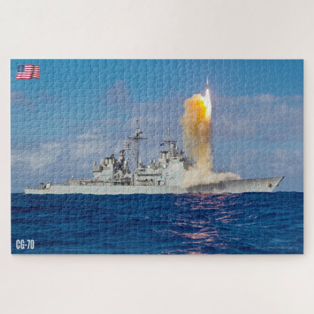 GUIDED-MISSILE CRUISER - CG-70 (20 x 30 INCH) (Horizontal)