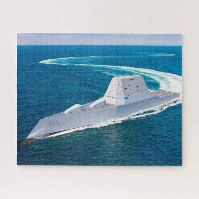 GUIDED-MISSILE DESTROYER - DDG-1000 (16x20 INCH) (Horizontal)