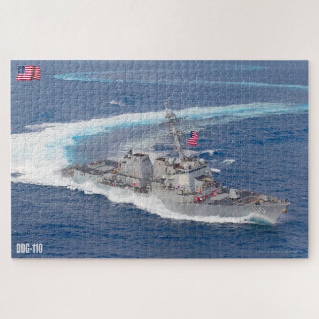 GUIDED-MISSILE DESTROYER - DDG-110 (20x30 INCH) (Horizontal)
