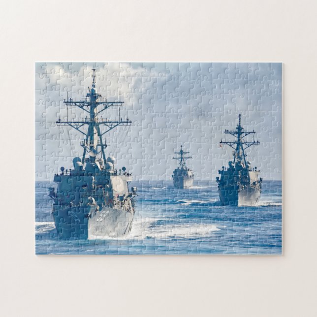 GUIDED-MISSILE DESTROYER - DDG-59 (11x14 INCH) (Horizontal)