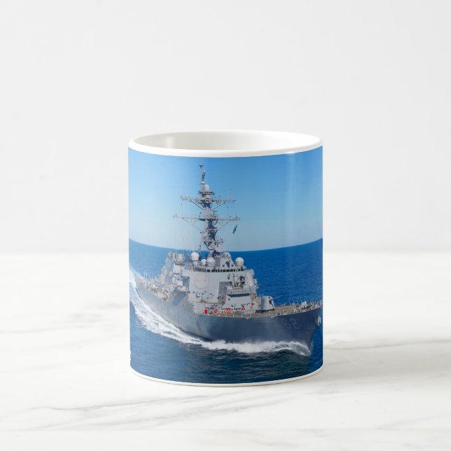 GUIDED-MISSILE DESTROYER - DDG-62-Tasse Kaffeetasse (Mittel)