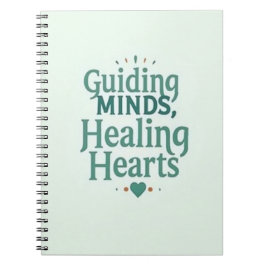 Guiding Minds, Healing Hearts – School Counselor Notizblock