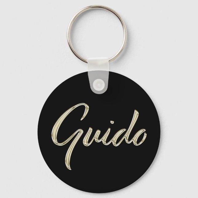 Guido Button-Schlüsselname Schlüsselanhänger (Vorderseite)