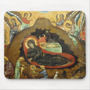 Guido of Siena - Krippe - Circa 1270 - Tempera Mousepad
