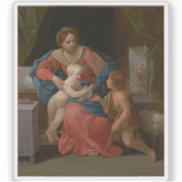 Guido Reni: Jungfrau und Kind mit dem Johannes der Aufkleber