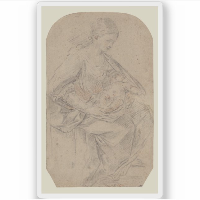 Guido Reni - Krippe Aufkleber (Vorderseite)