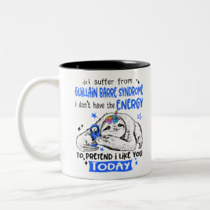 Guillain Barre Syndrome Awareness Month Ribbon Gif Zweifarbige Tasse