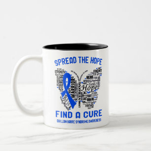 Guillain Barre Syndrome Awareness Month Ribbon Gif Zweifarbige Tasse
