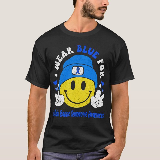 Guillain Barre Syndrome Awareness Ribbon Support G T-Shirt (Vorderseite)