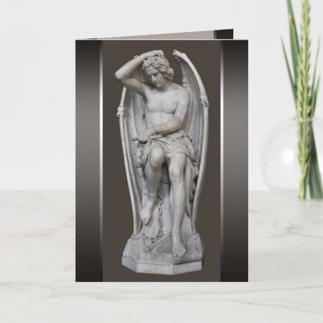 Guillaume Geefs Lucifer CC0284 Carte de voeux (Devant)