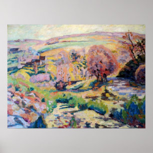 Guillaumin - Les Fermes Du Pont Charraud 1918 Poster