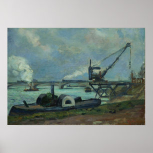 Guillaumin - Seine in Paris 1880 Poster