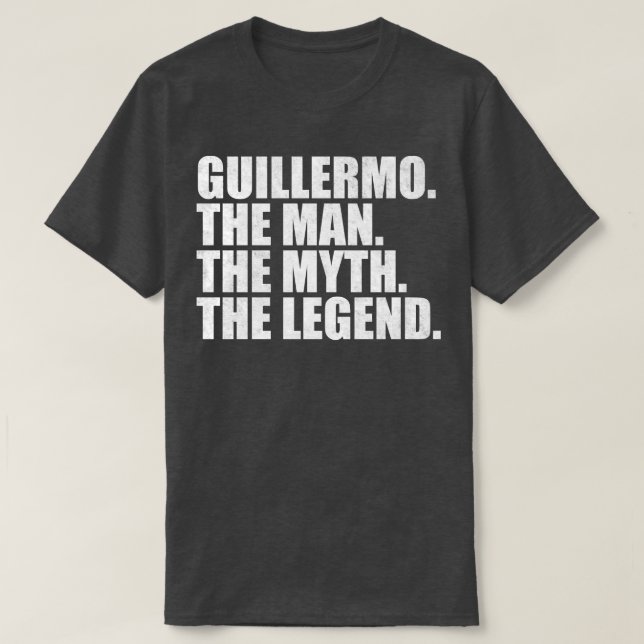 GuillermoGuillermo Name Guillermo Vorname T-Shirt (Design vorne)