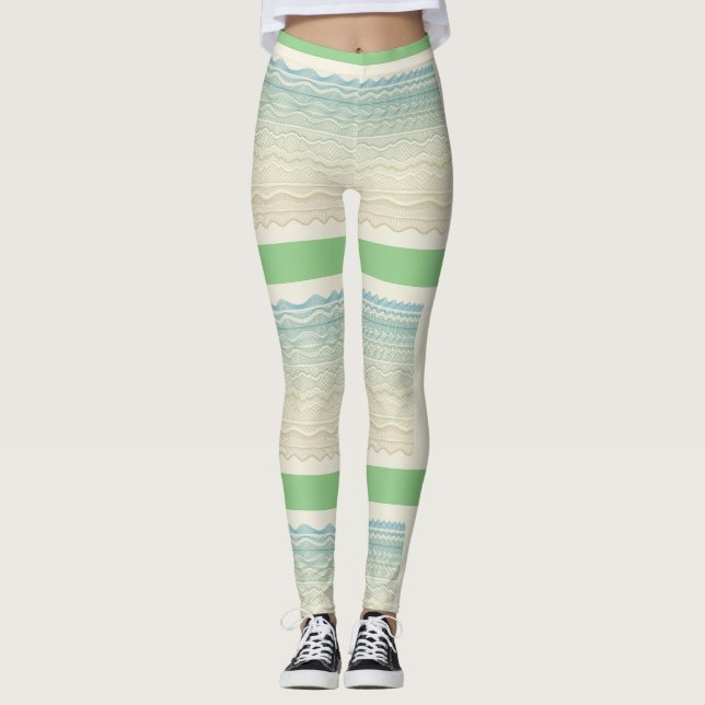 Guilloche Leggings (Vorderseite)