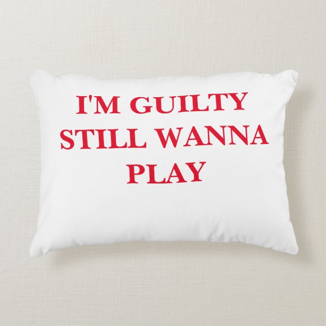 GUILTY Accent Pillow Dekokissen (Vorderseite)