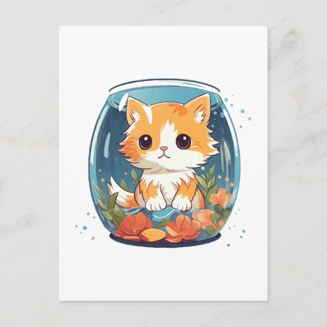 Guilty Kitty Postkarte (Vorderseite)