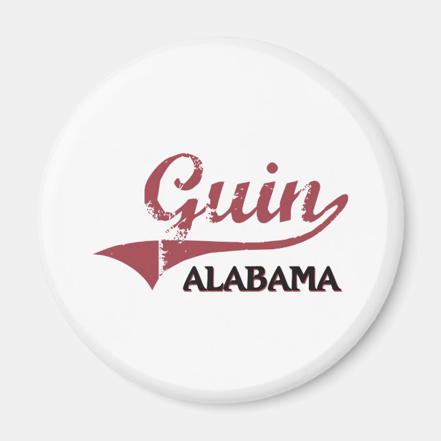 Guin Alabama City Classic Magnet (Vorne)