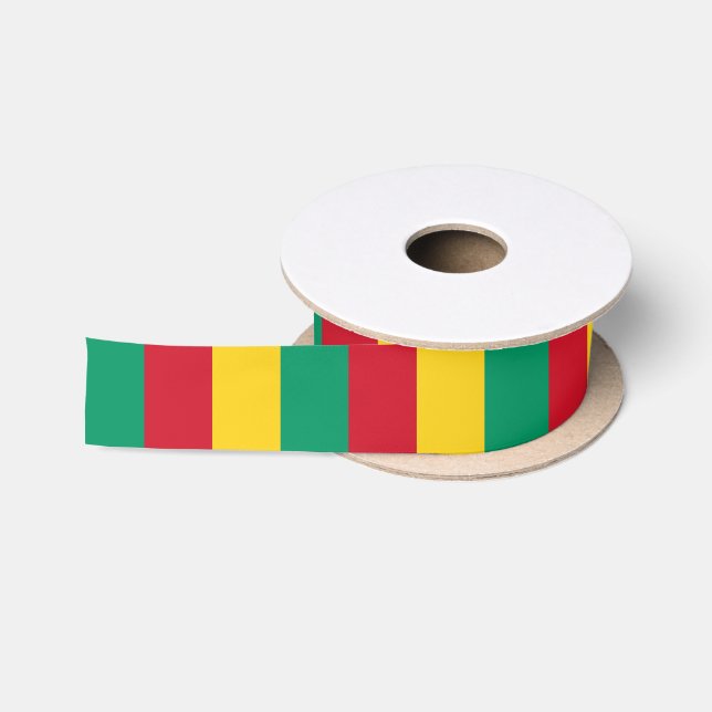Guinaische Flagge Satinband (Spule)