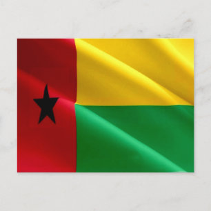 Guinea-Bissau - Flag Wave - Postkarte