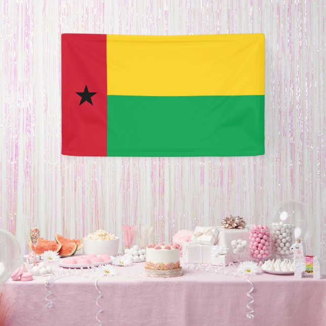 Guinea-Bissau-Flagge Banner (Party)