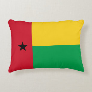 Guinea-Bissau-Flagge Dekokissen