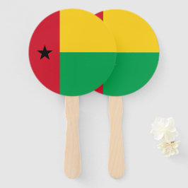 Guinea-Bissau-Flagge Fächer