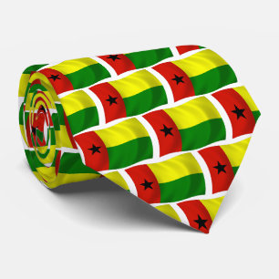 Guinea-Bissau-Flagge Krawatte