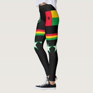Guinea-Bissau-Flagge Leggings