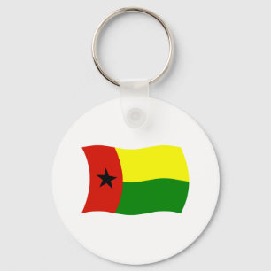 Guinea-Bissau-Flagge Schlüsselanhänger