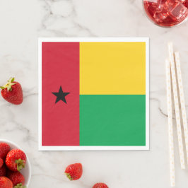 Guinea-Bissau-Flagge Serviette