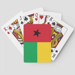 Guinea Bissau Flaggen Spielkarten