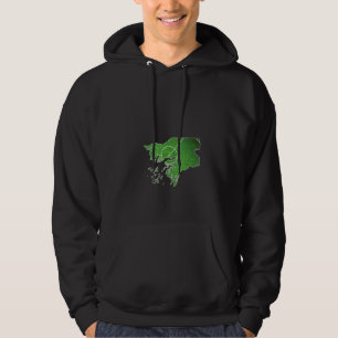 Guinea-Bissau Fußballgericht Hoodie