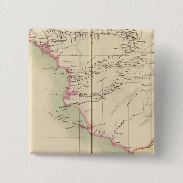 Guinea Bissau Guinea Sierra Leone, Afrika Button (Vorderseite)