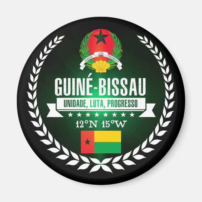 Guinea-Bissau Magnet (Vorne)