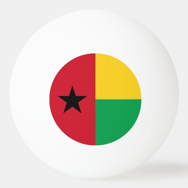 Guinea Bissau Tischtennisball (Vorderseite)