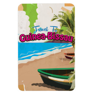 Guinea-Bissau-Vintage-Reiseplakat Magnet
