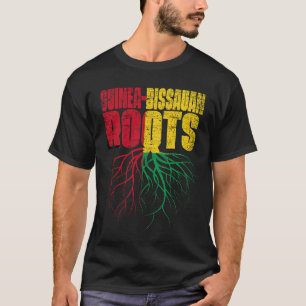 Guinea-Bissauische Wurzeln Guinea-Bissau-Erbe-Flag T-Shirt