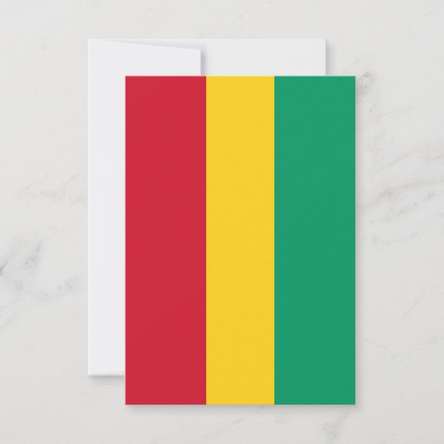 Guinea Dankeskarte (Vorderseite)