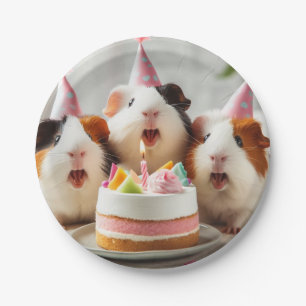 Guinea, die Kuchen fressen, Guinea Pappteller