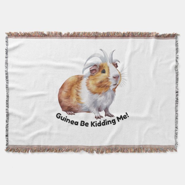 Guinea, die mich tötet - Niedliche Guinea Decke (Vorderseite)