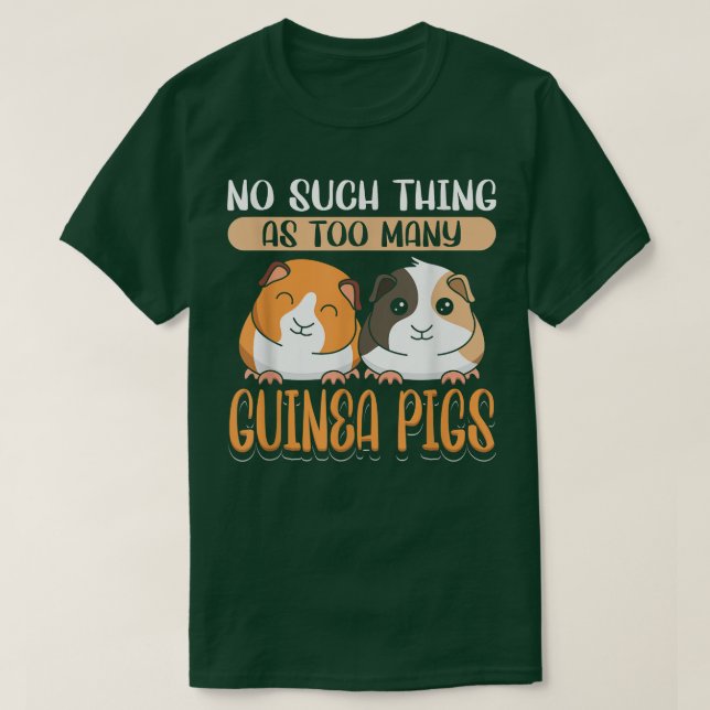 Guinea, die so etwas wie zu viele Schweine der Gui T-Shirt (Design vorne)
