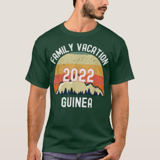 Guinea Familienurlaub 2022 Matching T-Shirt