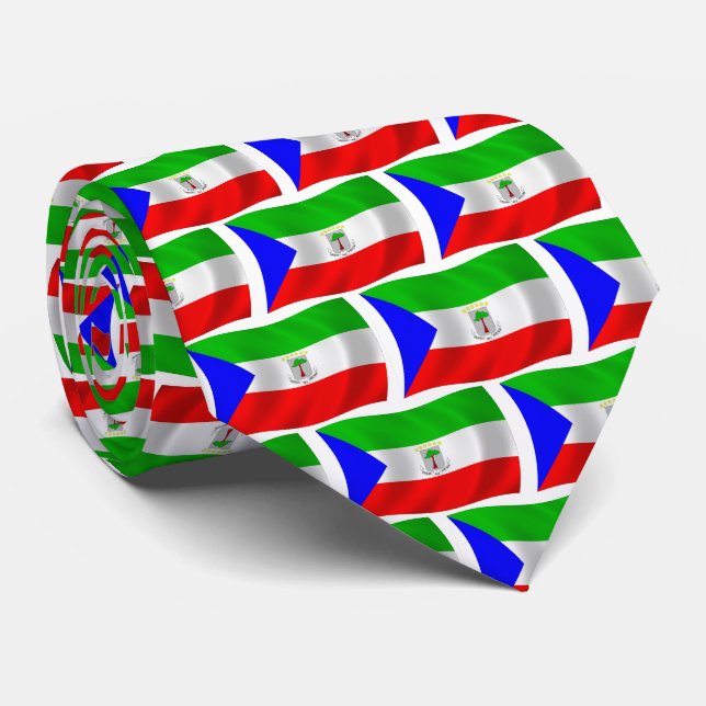 Guinea-Flag-Krawatte Krawatte (Gerollt)