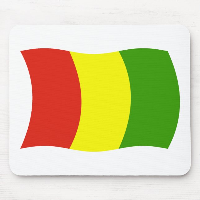 Guinea Flag Mousepad (Vorne)