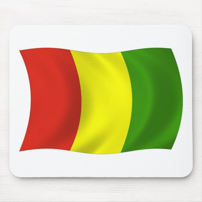 Guinea Flag Mousepad (Vorne)