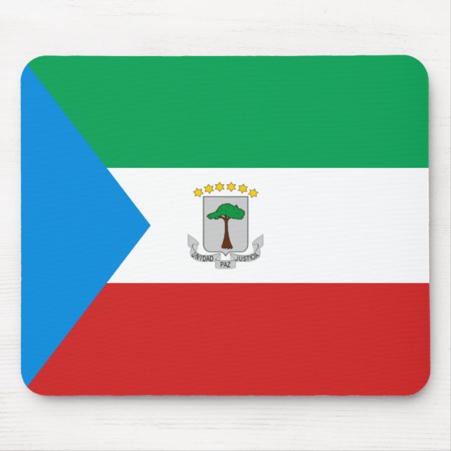 Guinea-Flag-Mousepad Mousepad (Vorne)