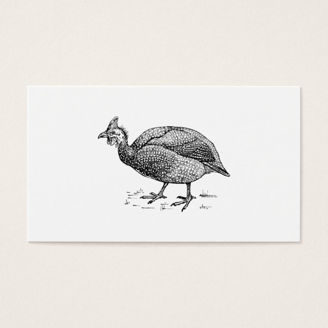 Guinea Fowl Bird Art (Vorderseite)
